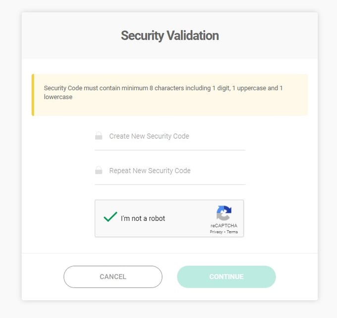 security validation step 2